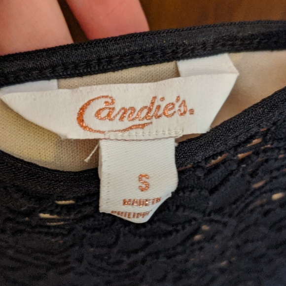 Black lace tank top - Picture 2 of 2